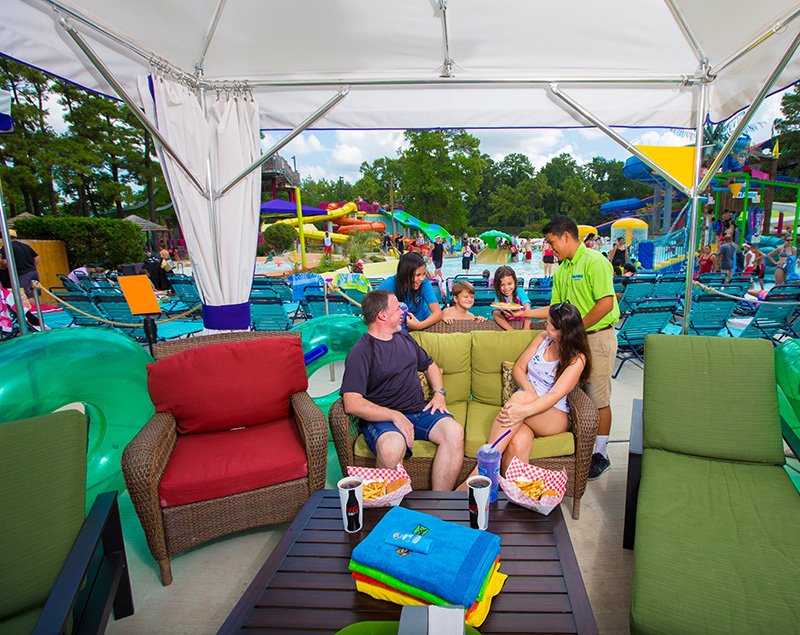 Cabanas | Six Flags White Water