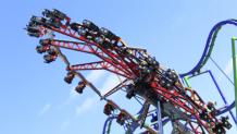 coaster at theme park