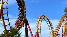 Flashback Roller Coaster at Six Flags Great Escape