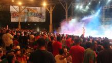 Crowd at Out in the Park event