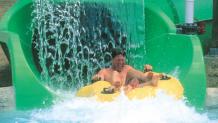 Father's Day water slide ride