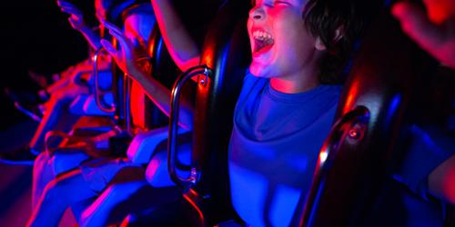 Guests in the seat of CYBORG™ Hyper Drive new for 2019!