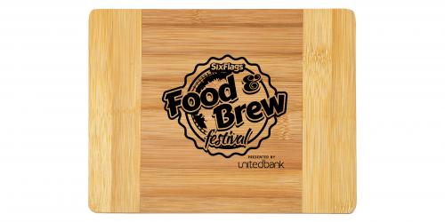 Food and Brew Festival Presented by United Bank Cutting Board