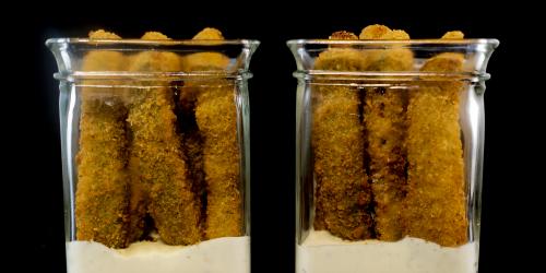 Friend Pickles in a Jar with Ranch Dressing