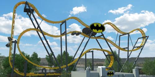 Full view of new Batman:The Ride