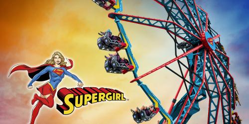SUPERGIRL ride with Supergirl logo