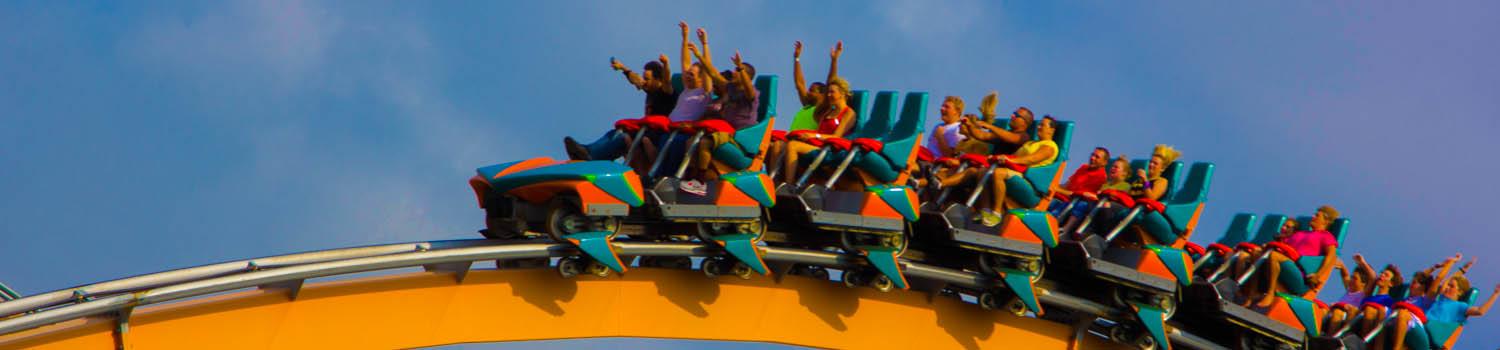 six acrophobia flags Over Thrill Georgia Six Flags  Rides